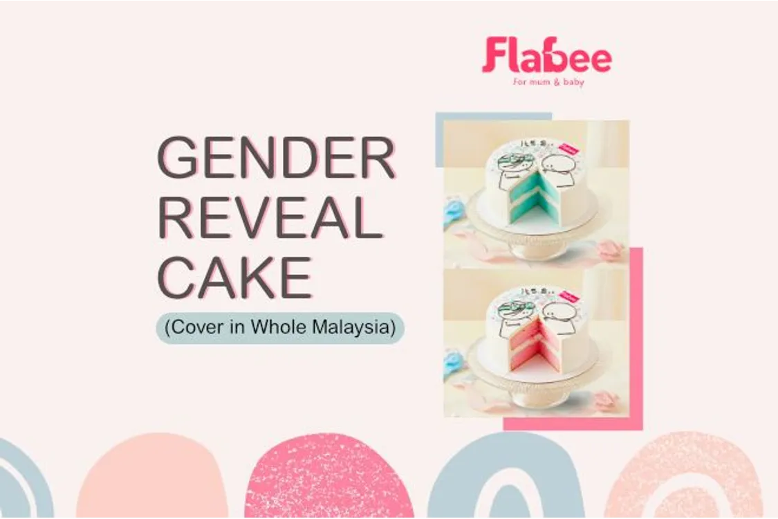 (Klang Valley Only) Gender Reveal Cupcakes 6pcs Full Sugar